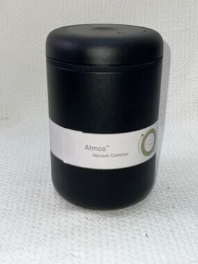 Fellow Atmos Vacuum Canister 0.7L Matte Black Stainless Coffee Storage